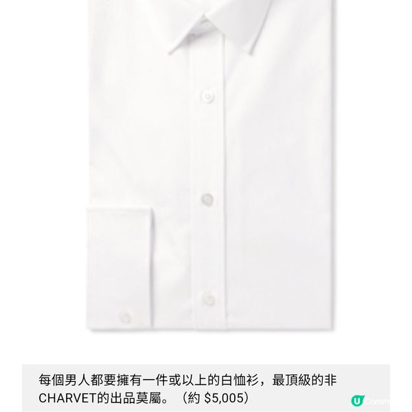CHARVET 被香奈兒看上的恤衫