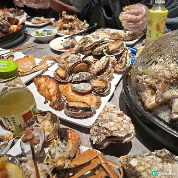 舟市水產等150分鐘🦀 爆膏大閘蟹任食🤤