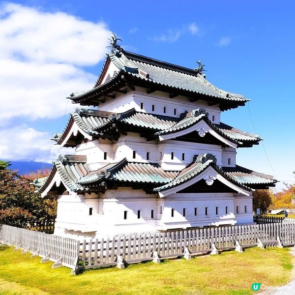 日本紅葉🍁弘前城！江戶時代🏯遺址！ 