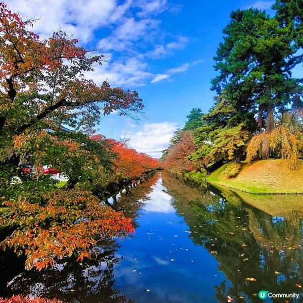 日本紅葉🍁弘前城！江戶時代🏯遺址！ 