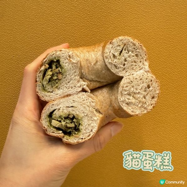 青醬燻雞貝果 台灣貝果🤩🤩😋🥯