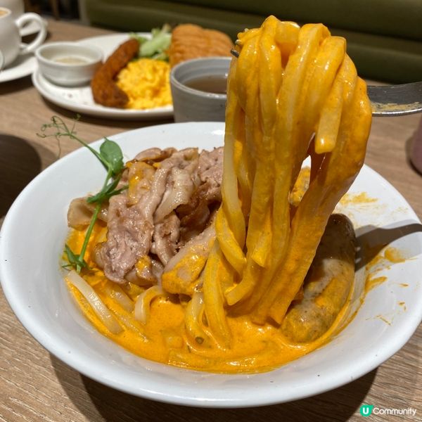 禪意庭園風🌳嘆豚肉特濃蝦湯烏冬