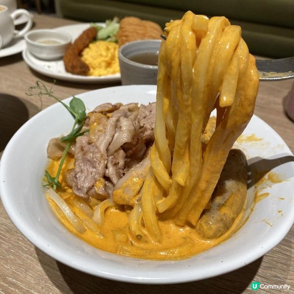 🌾禪意庭園風🌳嘆豚肉特濃蝦湯烏冬🦐