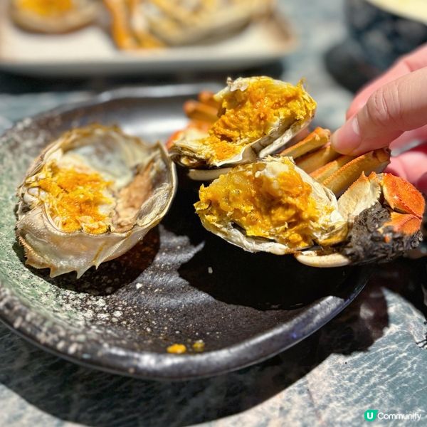 炭燒大閘蟹蟹粉雞湯金勾翅全宴🦀