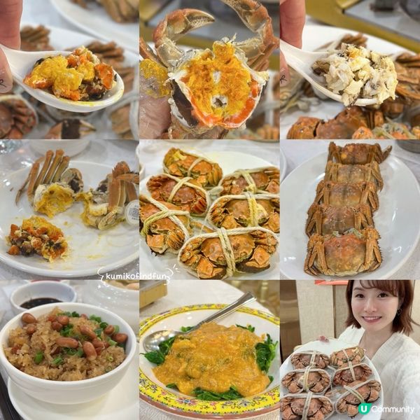 大閘蟹🦀！$438食到爆！🤤 蟹黃自由實現！