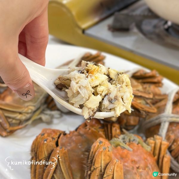 大閘蟹🦀！$438食到爆！🤤 蟹黃自由實現！