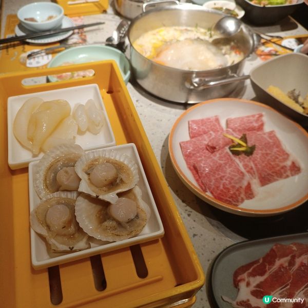 一鍋堂放題🤤！和牛+海鮮任食！😋