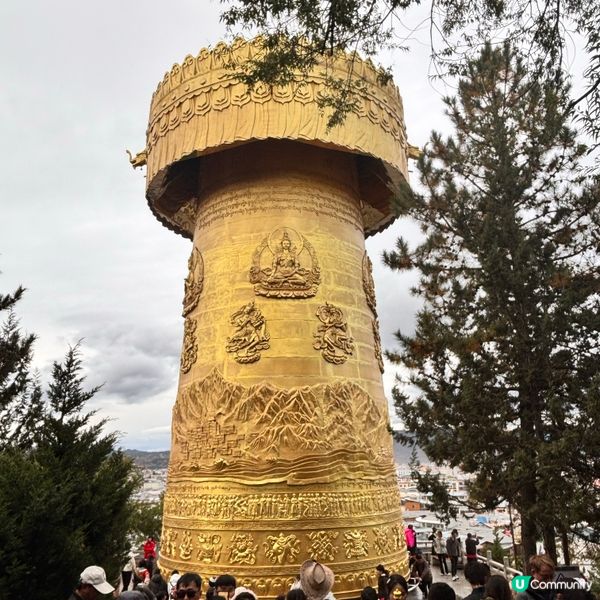 雲南/香格里拉龜山公園轉經筒體驗攻略📸