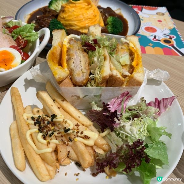 炸豚肉三文治超正！😋 奧海城美食推介！