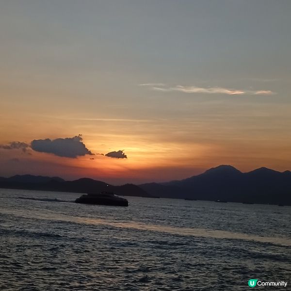  堅尼地城日落🌅！靚到爆！影相一流📸！