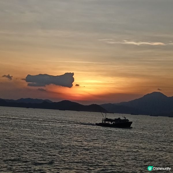  堅尼地城日落🌅！靚到爆！影相一流📸！