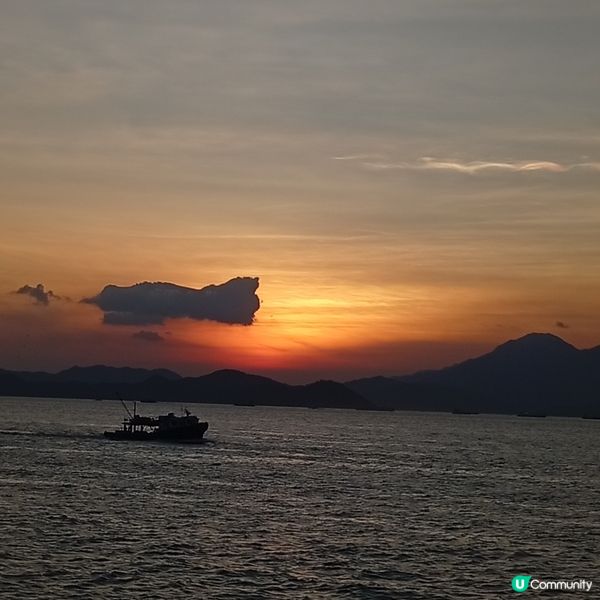  堅尼地城日落🌅！靚到爆！影相一流📸！