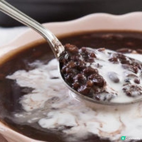 椰汁紅豆黑糯米糖水