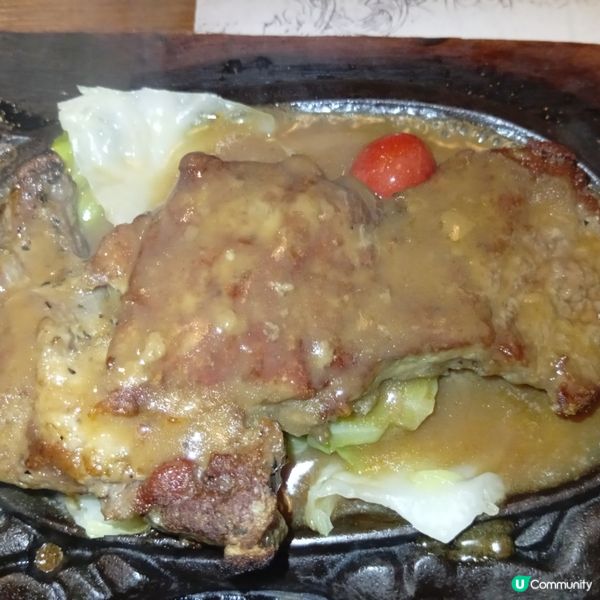 花園餐廳鐵板晚餐性價比高和惹味