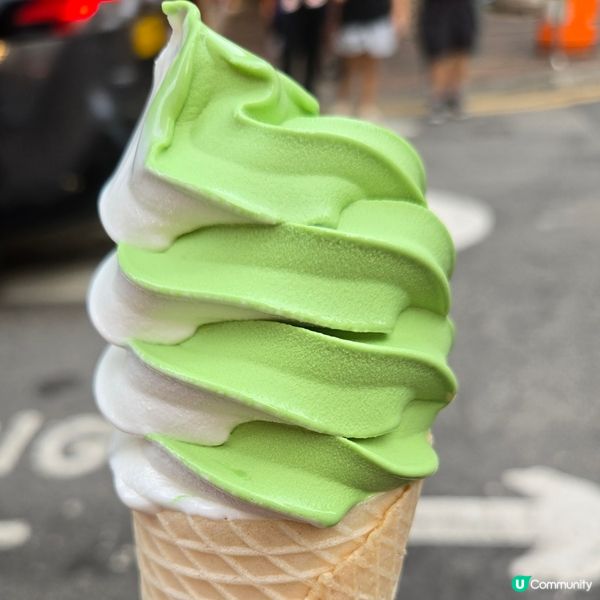 冰雪時光🐄牛乳抹茶🍵軟雪糕🍦