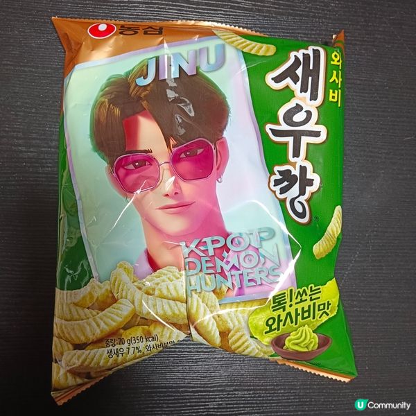 韓國龍心芥末味蝦條