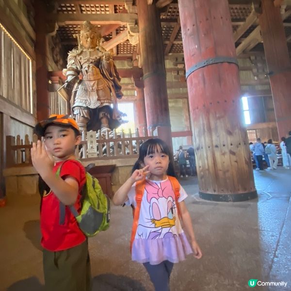 奈良親子遊！🦌摸千年歷史🏯！