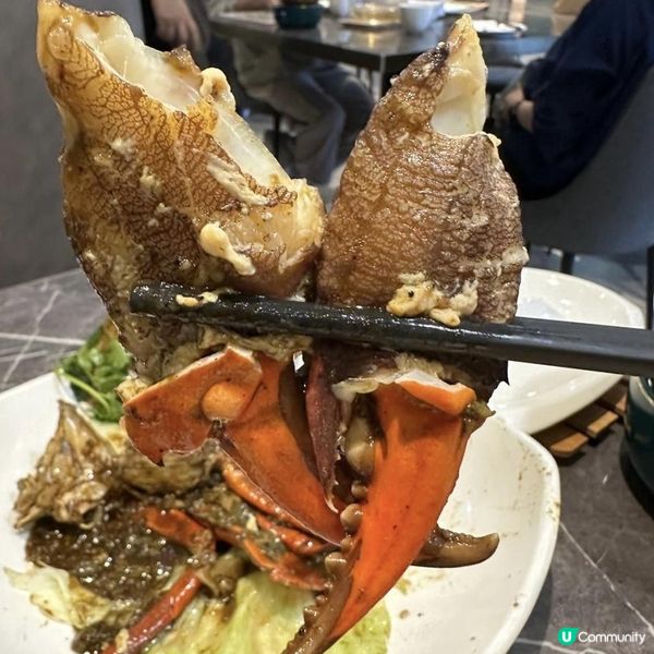 😋肉質飽滿💦超惹味星洲黑胡椒蟹🦀