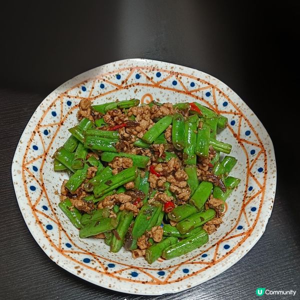 欖菜肉碎四季豆