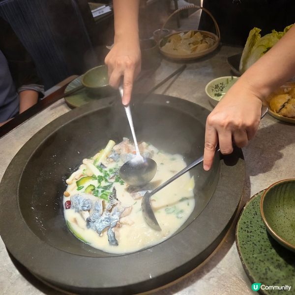 🐟鲜潭蒸汽石锅鱼｜欢乐海岸店食評