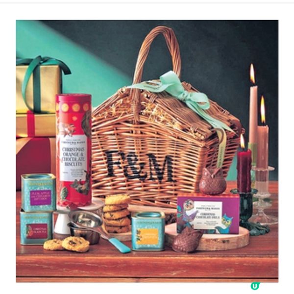 FORTNUM & MASON聖誕禮品系列豐盛美饌禮籃配倒數