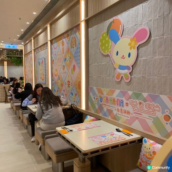 全港首個Sanrio Usahana🌸期間限定主題餐廳🌈