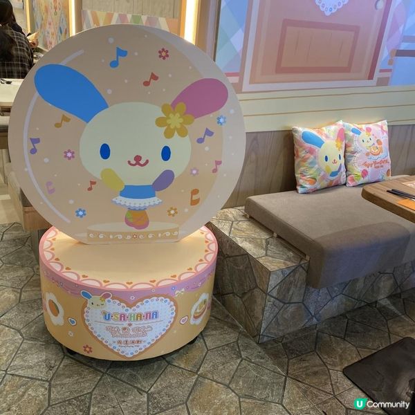 🩷全港首個Sanrio Usahana🌸期間限定主題餐廳🌈登陸又一城 x Terrace in seaside🥳超可愛