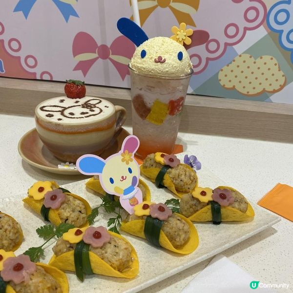 🩷全港首個Sanrio Usahana🌸期間限定主題餐廳🌈登陸又一城 x Terrace in seaside🥳超可愛