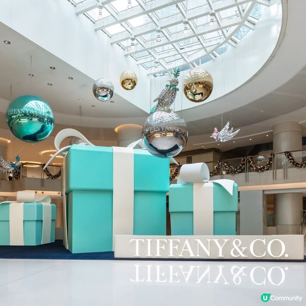 Tiffany & Co.聖誕禮盒裝置登陸圓方 