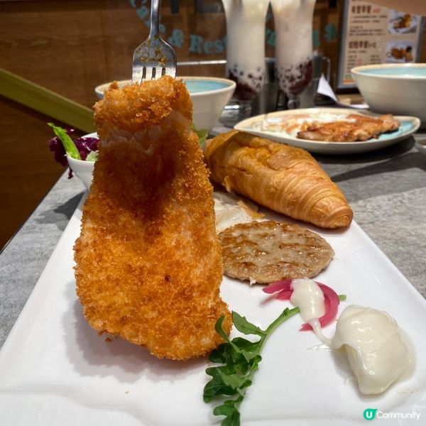 親民港式茶餐廳😋勁抵食大份早餐