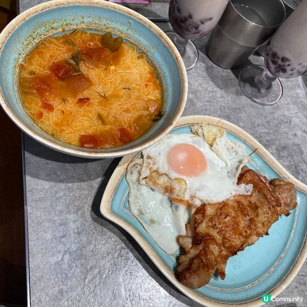 親民港式茶餐廳😋勁抵食大份早餐