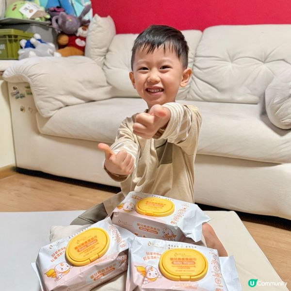 濕紙巾必備！👶🏻 仔仔抹手仔更乾淨！✨