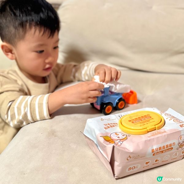 濕紙巾必備！👶🏻 仔仔抹手仔更乾淨！✨