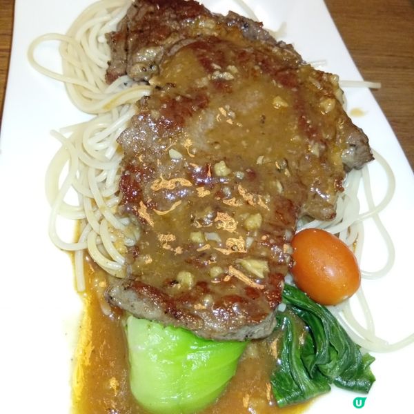 花園餐廳午餐😋！抵食過癮！🥩🍝