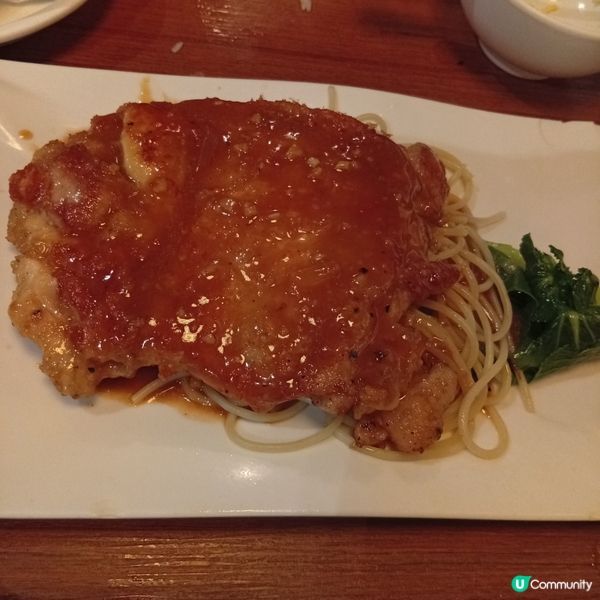 花園餐廳午餐😋！抵食過癮！🥩🍝