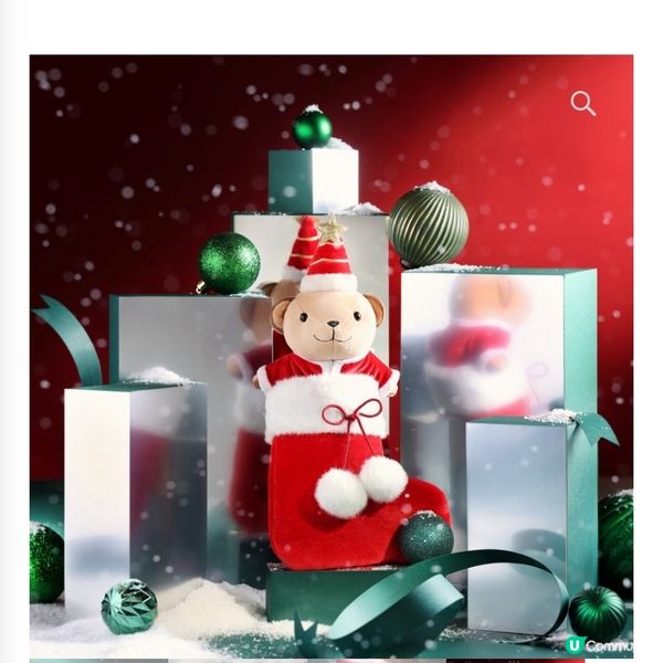 港麗酒店「聖誕甜蜜寶盒」下午茶聖誕節期間送限定版小熊