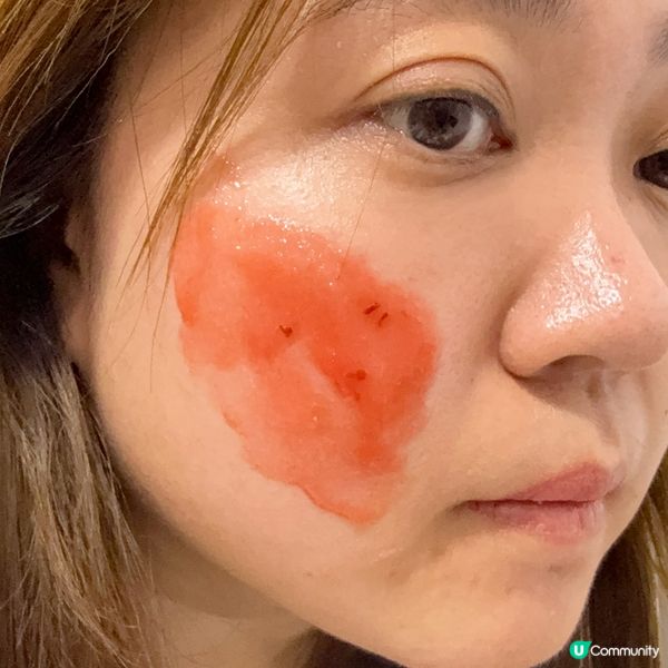 嘩！紅番茄面膜🍅，真係好治癒！😍