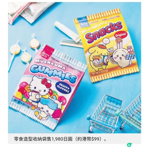 Chiikawa X Sanrio最新聯乘化身可愛超市商品 