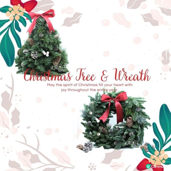 【🎄✨聖誕樹與花環的浪漫對話✨🎀】