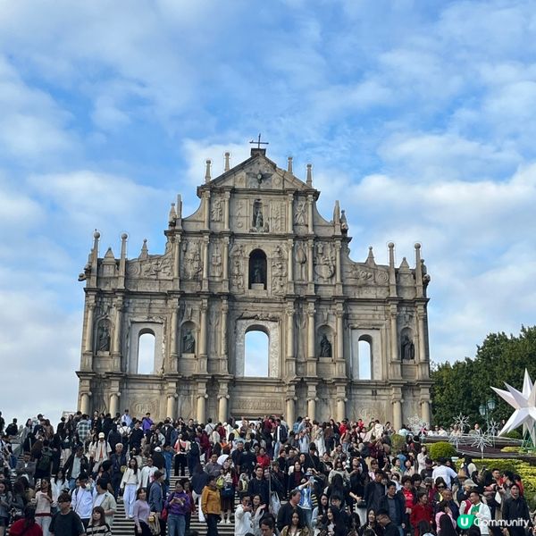 澳門你地會去邊?我覺得大三巴算係澳門一個好有地標性嘅景點!果...