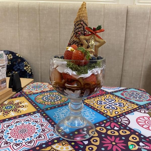 🩷充滿聖誕節氣氛限定甜品🥳杜拜朱古力聖誕樹