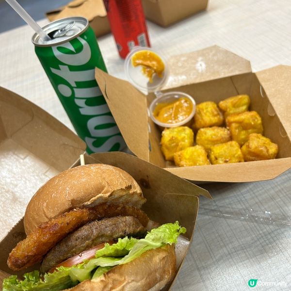 家寶漢堡三人餐