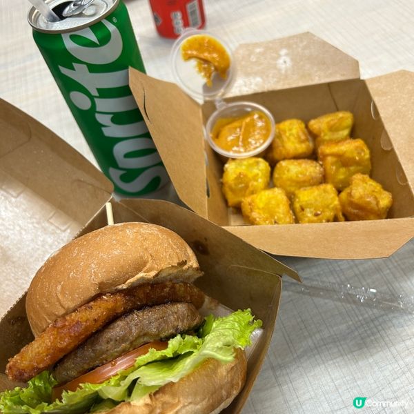 家寶漢堡三人餐