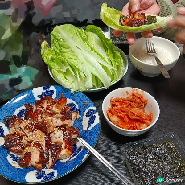 又喺屋企扮烤肉