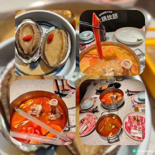 今日葵芳打邊爐！和牛鮑魚勁正😋