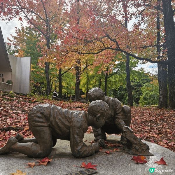 秋高氣爽遊大阪世博纪念公園最好，可賞楓，又有玫瑰香，一樂也。...