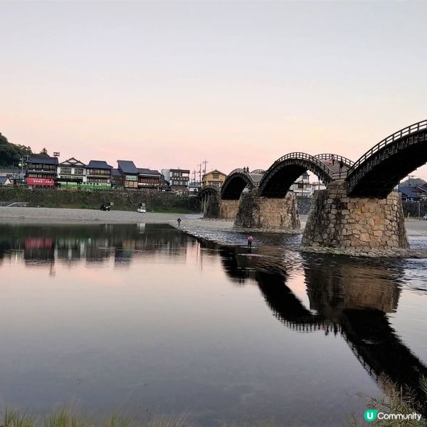 錦帶橋：日本三名橋！🌉 獨特結構超吸睛！😍