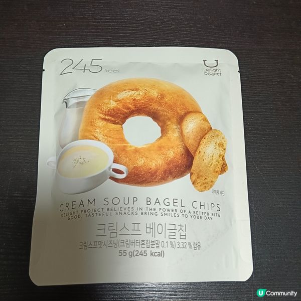 Delight project cream soup貝果脆片