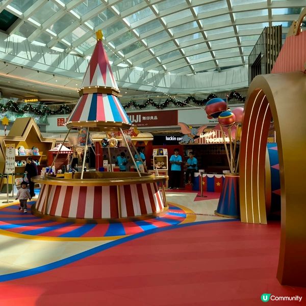 將軍澳新都城小飛象聖誕🎪！親子必去！🤩