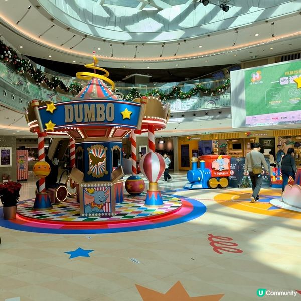 將軍澳新都城小飛象聖誕🎪！親子必去！🤩